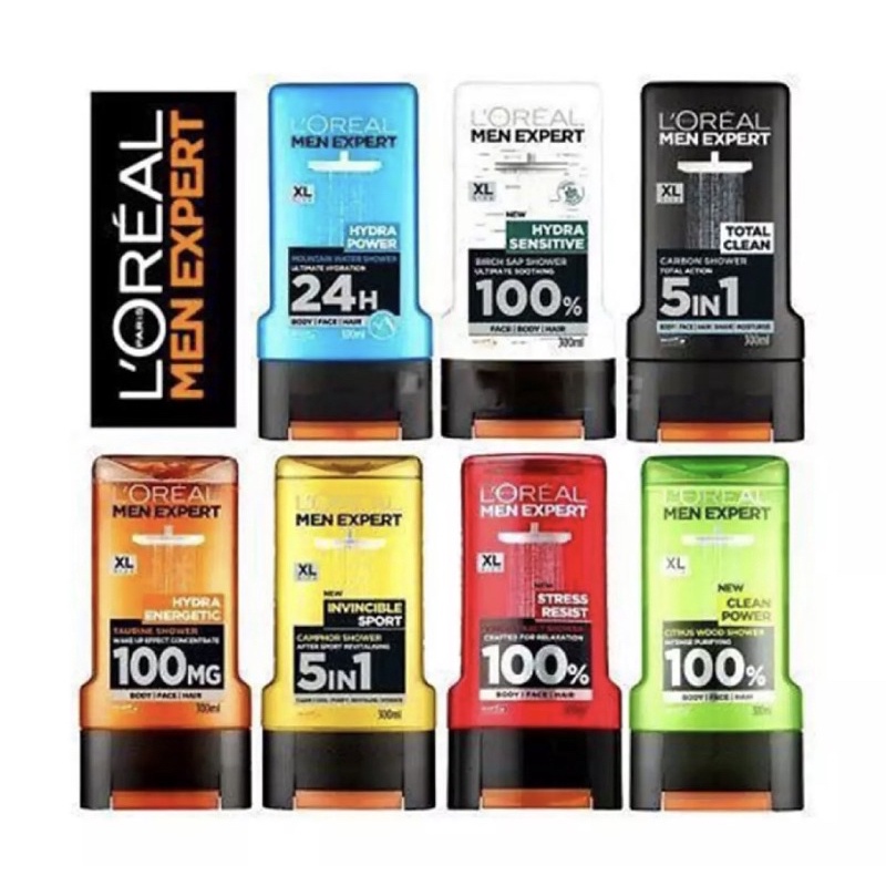 Sữa tắm gội Loreal L’oreal 3 in 1 Men Expert 300ml