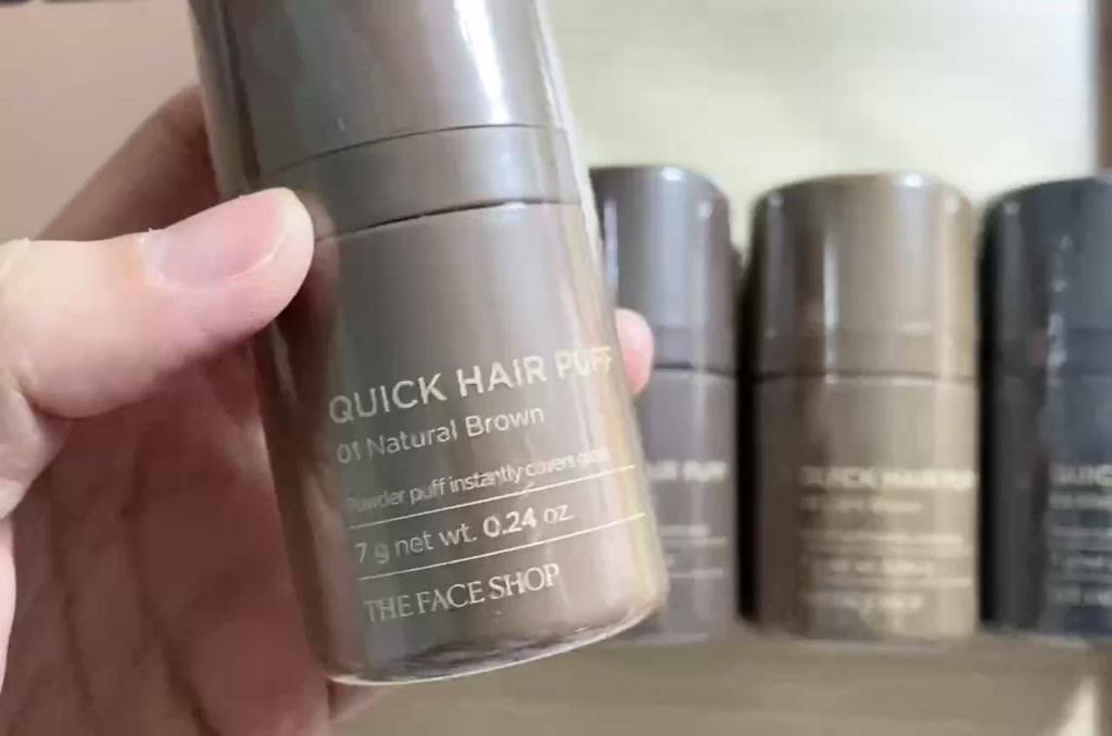 Phấn che khuyết điểm tóc Quick Hair Puff The Face Shop - Ảnh 2