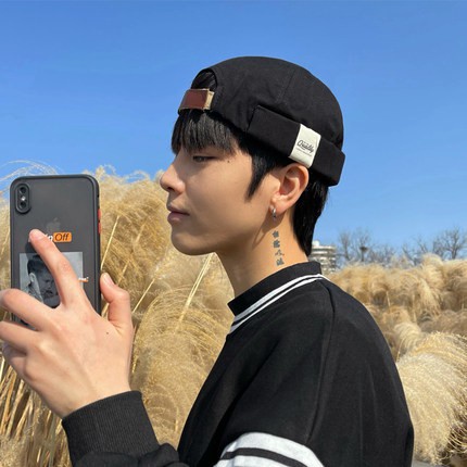 Mũ Beanie Giản Dị Thời Trang Cổ Điển Không Vành phù hợp cho Nam Nữ