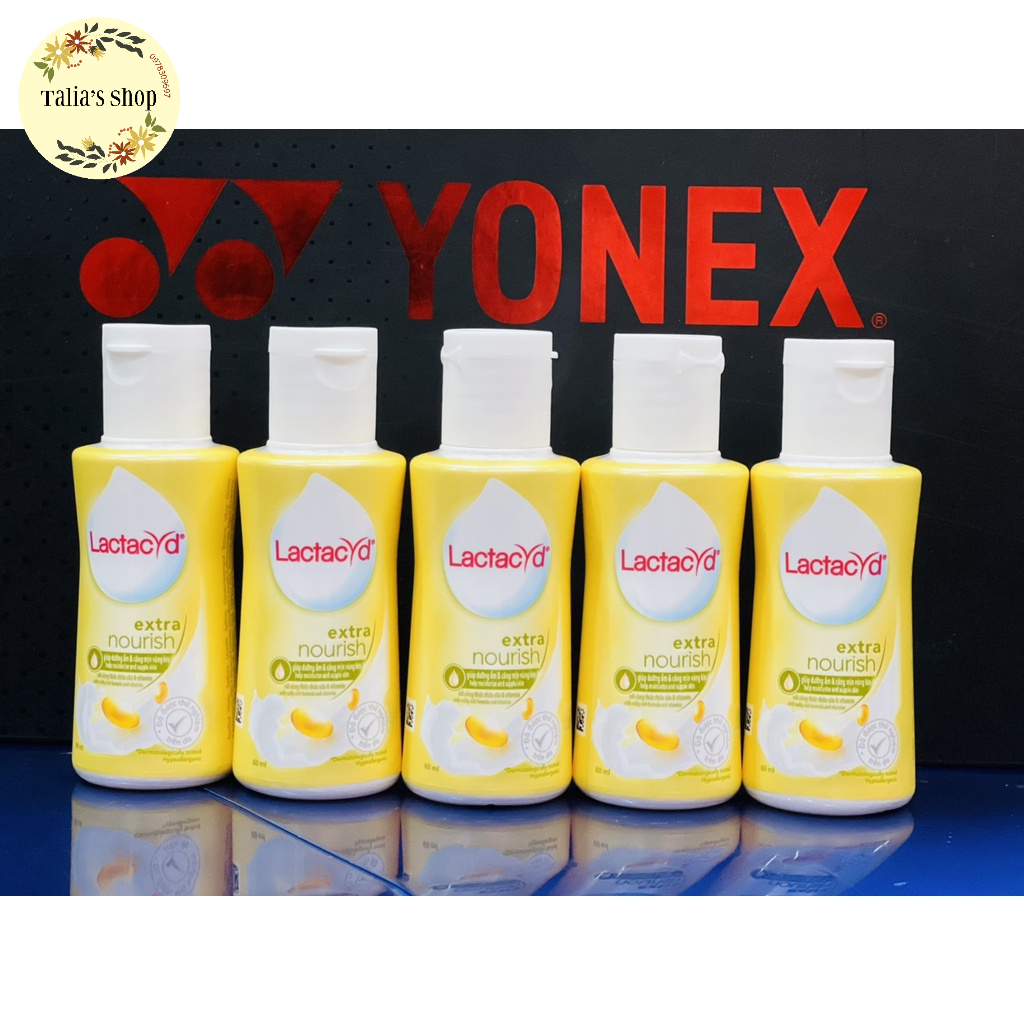 60ml - Dung dịch vệ sinh phụ nữ Lactacyd Extra Nourish Dưỡng Ẩm và Căng Mịn