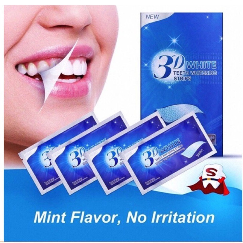 Nhãn Dán Làm Trắng Răng 3D Tiện Dụng