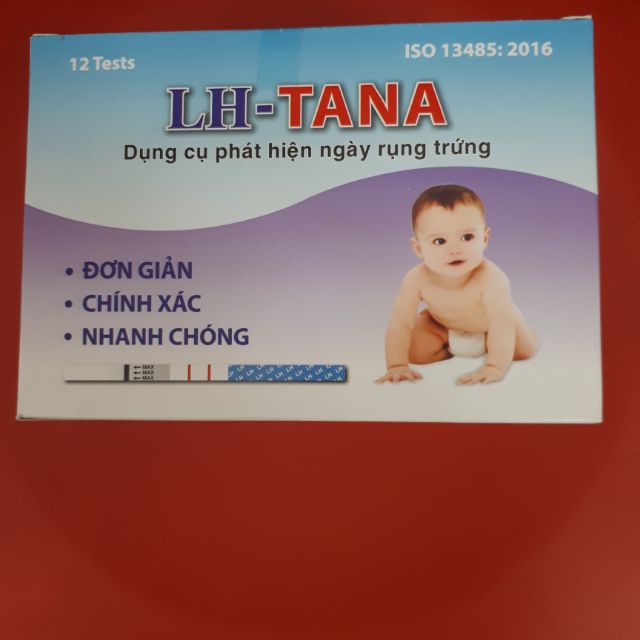 Que thử rụng trứng,mua  hộp 12 que tặng 1 que thử thai