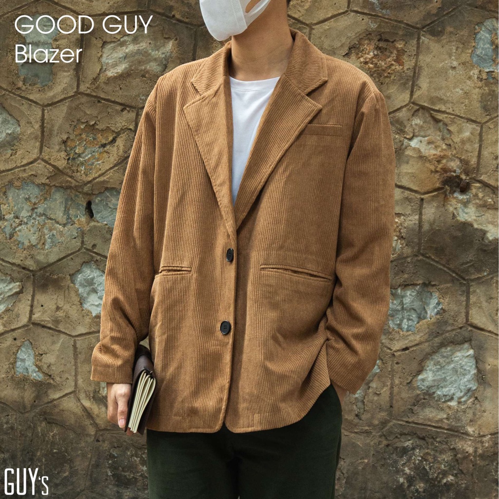 Áo Khoa?c Blazer Nhung Tăm Good GUY Blazer GUYs CLoset - Áo Blazer Vintage Chất liệu Nhung Tăm - Ảnh 4