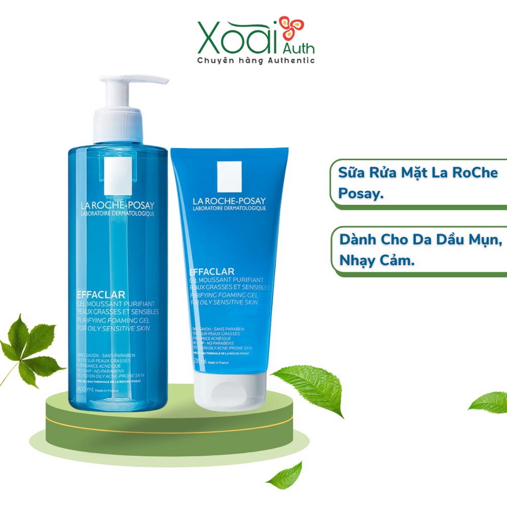 Sữa Rửa Mặt La RoChe Posay Effaclar Dành Cho Da Dầu Mụn, Nhạy Cảm - Hàng Chính Hãng Tem Bill Đầy Đủ