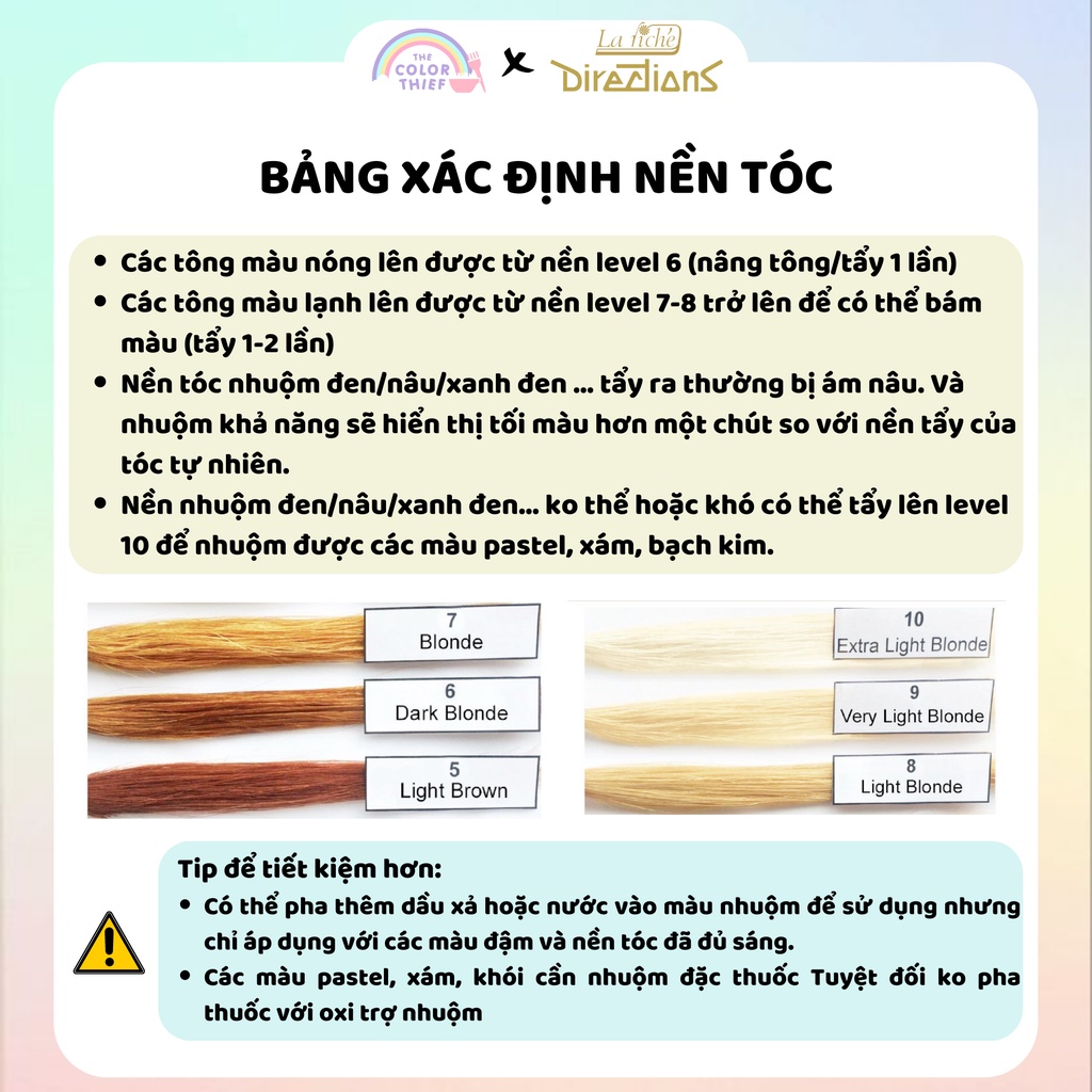 Thuốc nhuộm tóc La Riche Directions dạng Semi-permanent The Color Thief - Ảnh 3