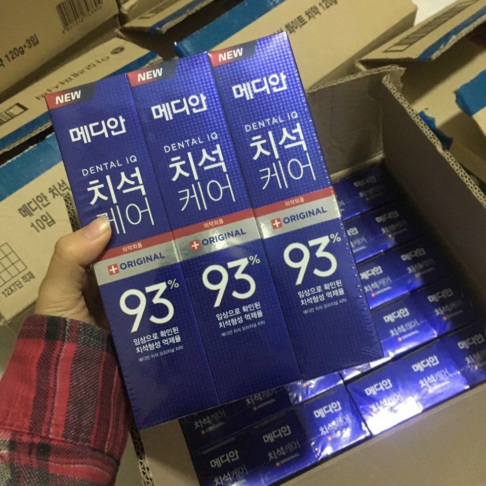 Kem đánh răng Median 93% Dental IQ Hàn Quốc 120g chính hãng - Ảnh 4