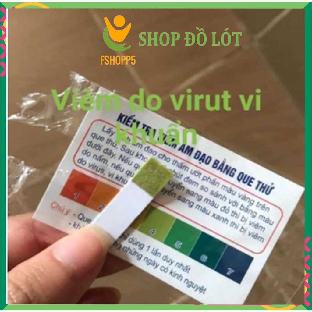 Que thử viêm phụ khoa Test nhanh nấm ngứa cho cô bé QUETHU01