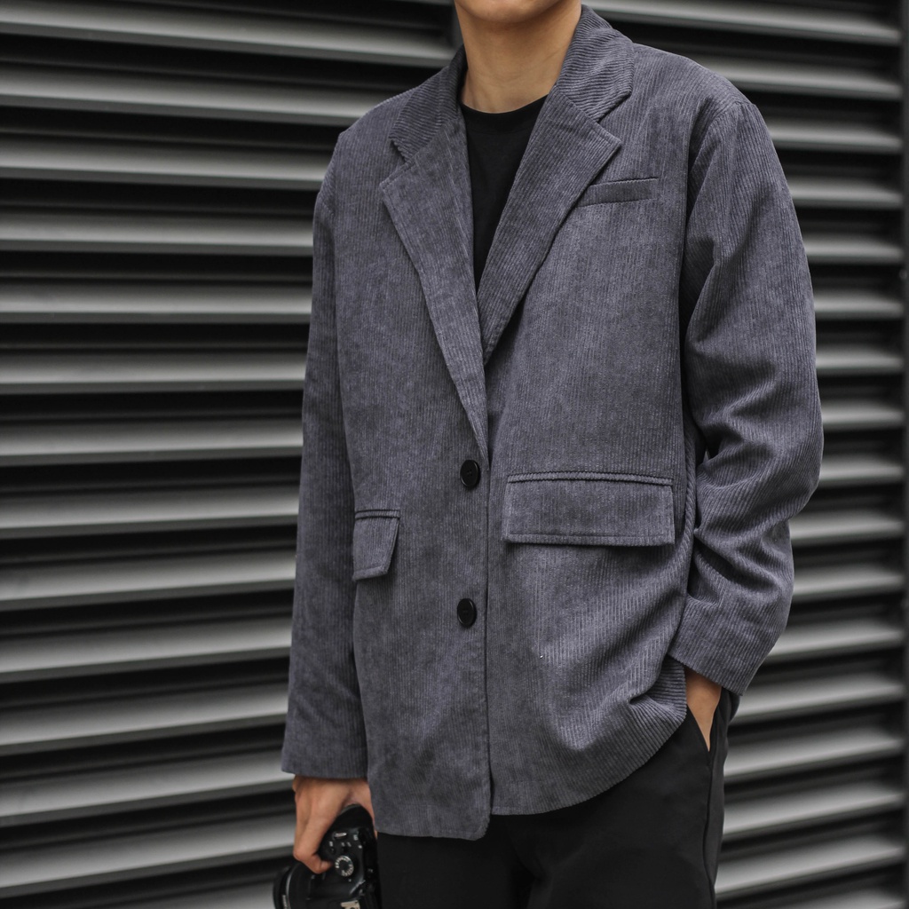 Áo Khoa?c Blazer Nhung Tăm Good GUY Blazer GUYs CLoset - Áo Blazer Vintage Chất liệu Nhung Tăm