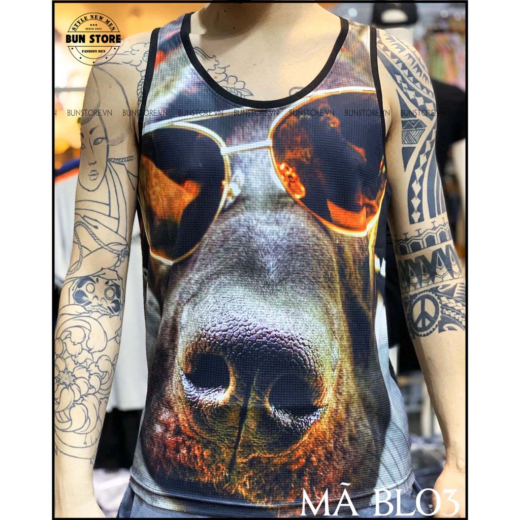 "BunStore's 3D Printed Mesh Tank Top - Ideal for Gym, Sports, and Group Events"