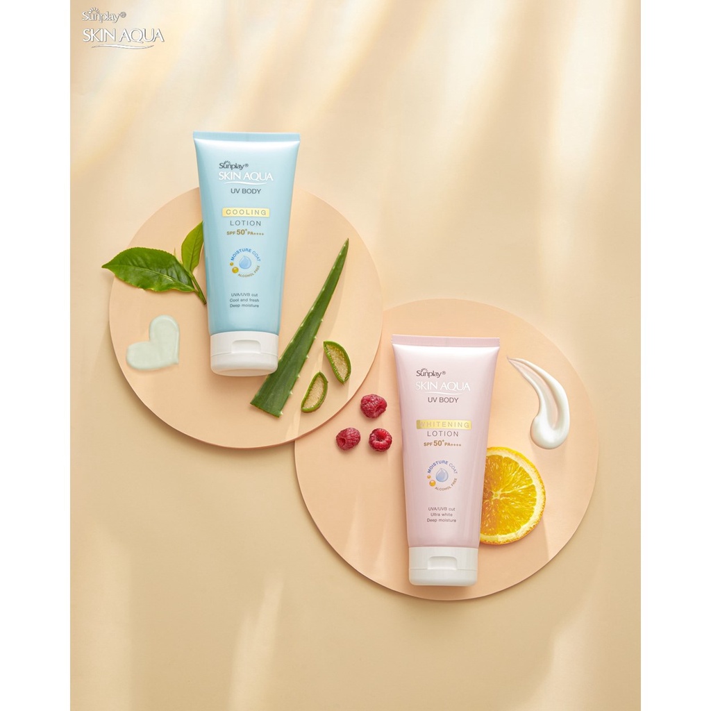 Sư?a Chống Nắng Dươ?ng Thê? Tră?ng Mi?n, Ma?t La?nh Sunplay Skin Aqua UV Body Lotion 150g