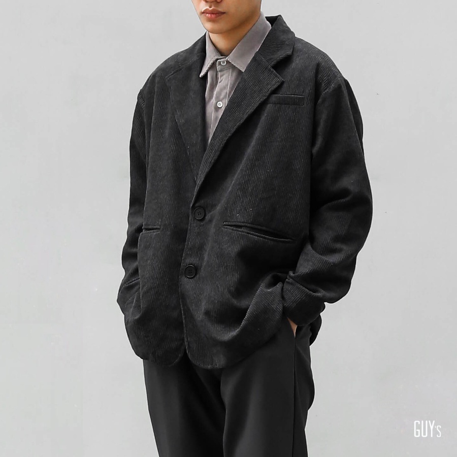 Áo Khoa?c Blazer Nhung Tăm Good GUY Blazer GUYs CLoset - Áo Blazer Vintage Chất liệu Nhung Tăm - Ảnh 3