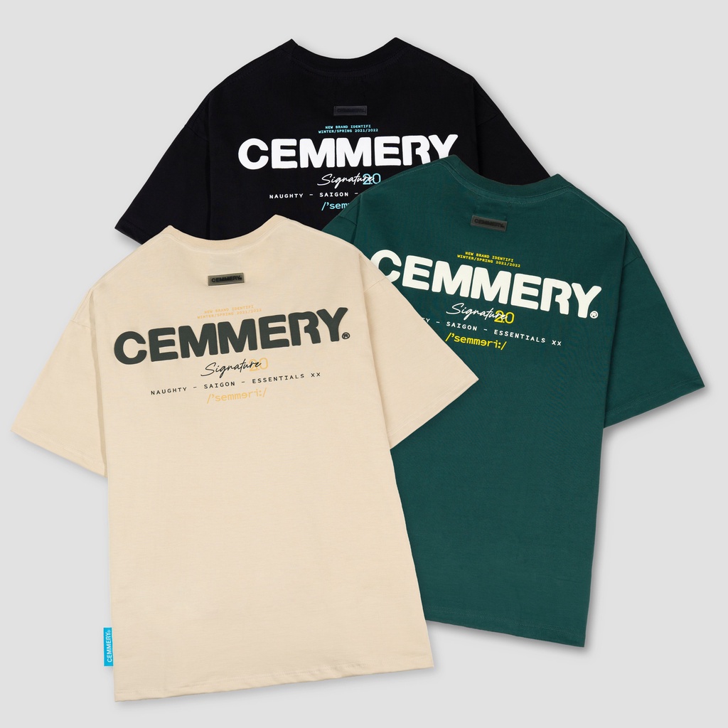 "Áo thun LocalBrand Cemmery SIGNATURE TEE 2.0 3 màu sắc" được viết lại thành "Bộ ba áo thun LocalBrand Cemmery SIGNATURE TEE 2.0 với 3 lựa chọn màu sắc"
