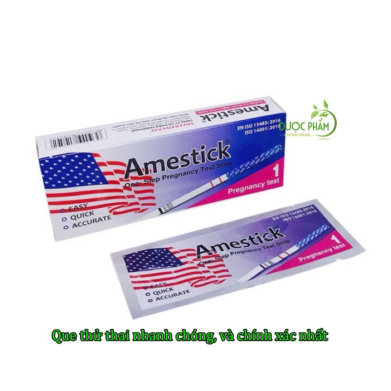 Que thử thai phát hiện thai sớm, nhanh, chính xác Amestick
