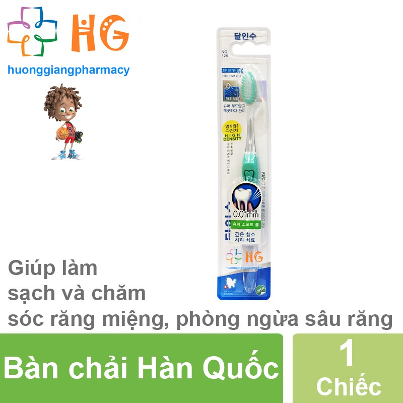 Bàn Chải Đánh Răng Xuất Khẩu Hàn Quốc NO126 Giao Mầu Ngẫu Nhiên