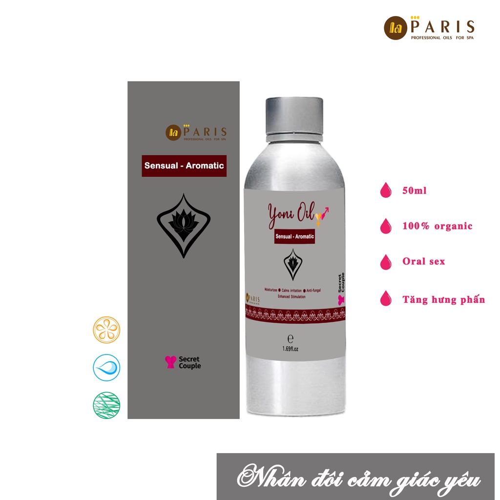 Dầu Massage Vùng Kín Thần Thánh Giúp Tăng Cảm Giác Kích Thích Nam Nữ YONI OIL LA PARIS - Ảnh 2