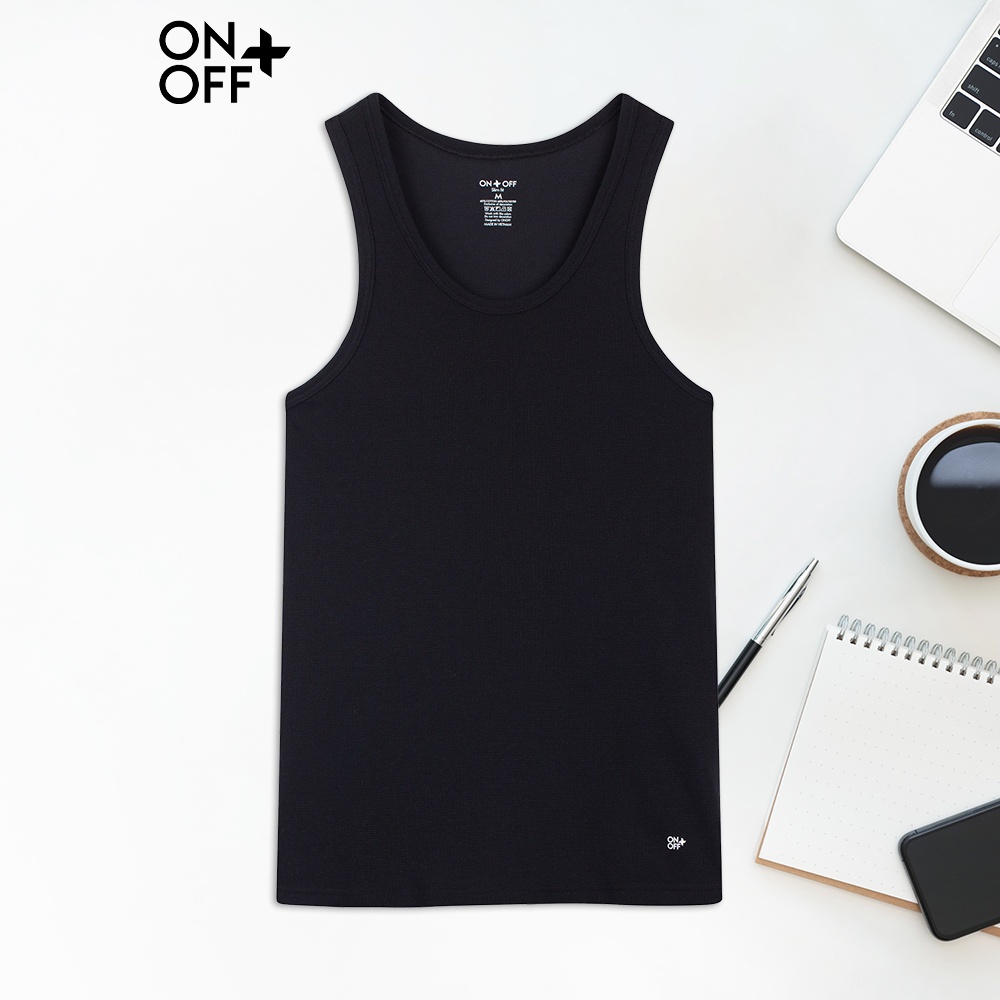 "Áo tanktop nam ONOFF vải Rib siêu mịn, độ thấm hút cao - 18IA22A022"