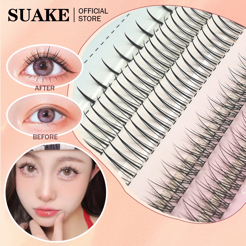 Lông mi giả đuôi cá SUAKE loại A hỗn hợp thông dụng