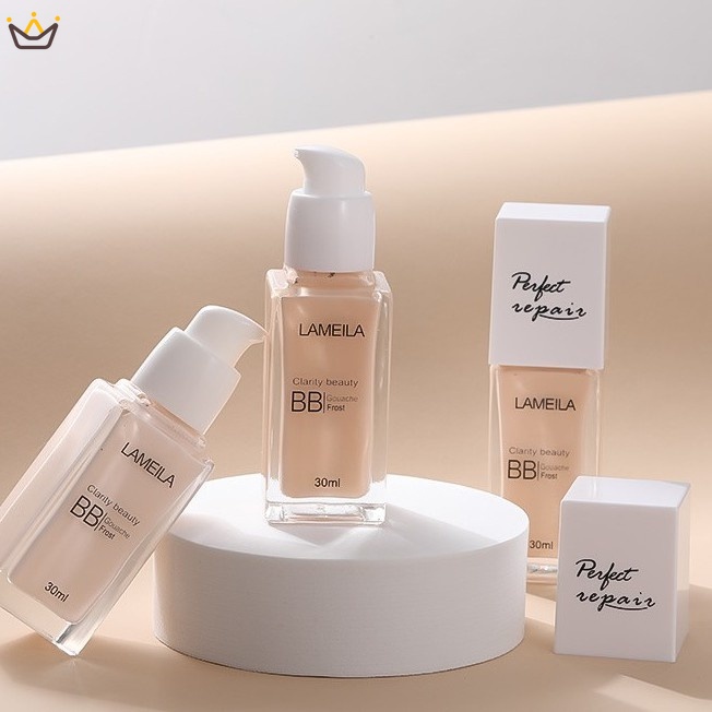 Kem Nền BB Dạng Lỏng Dưỡng Ẩm Che Khuyết Điểm Nhẹ Nhàng Thoáng Khí 30ml Thương Hiệu Lameila