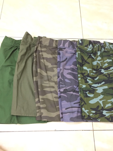 Quần đùi rằn ri 3 cạp