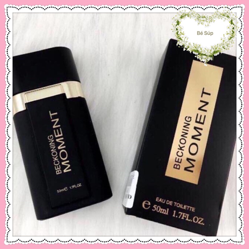 Nước Hoa Nam Nữ Beckoning Moment 50ml Tinh Tế Đẳng Cấp - Dầu Thơm Lưu Hương Bền BỈ - Ảnh 2
