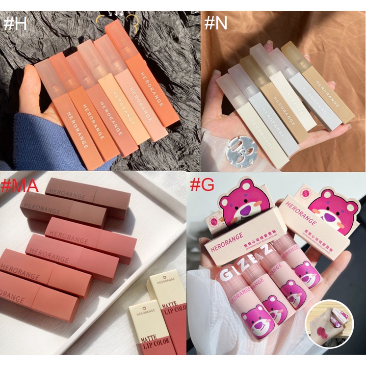 Son Lì Herorange Mềm Mịn Lâu Trôi Hàng Nội Địa Trung