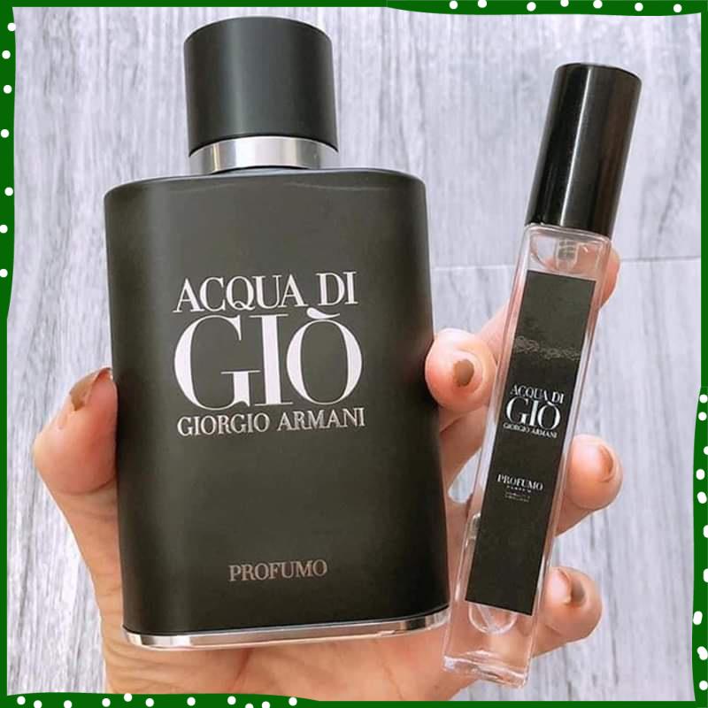 Nước hoa nam Giò Đen dầu thơm nam tính dùng thử 10ml