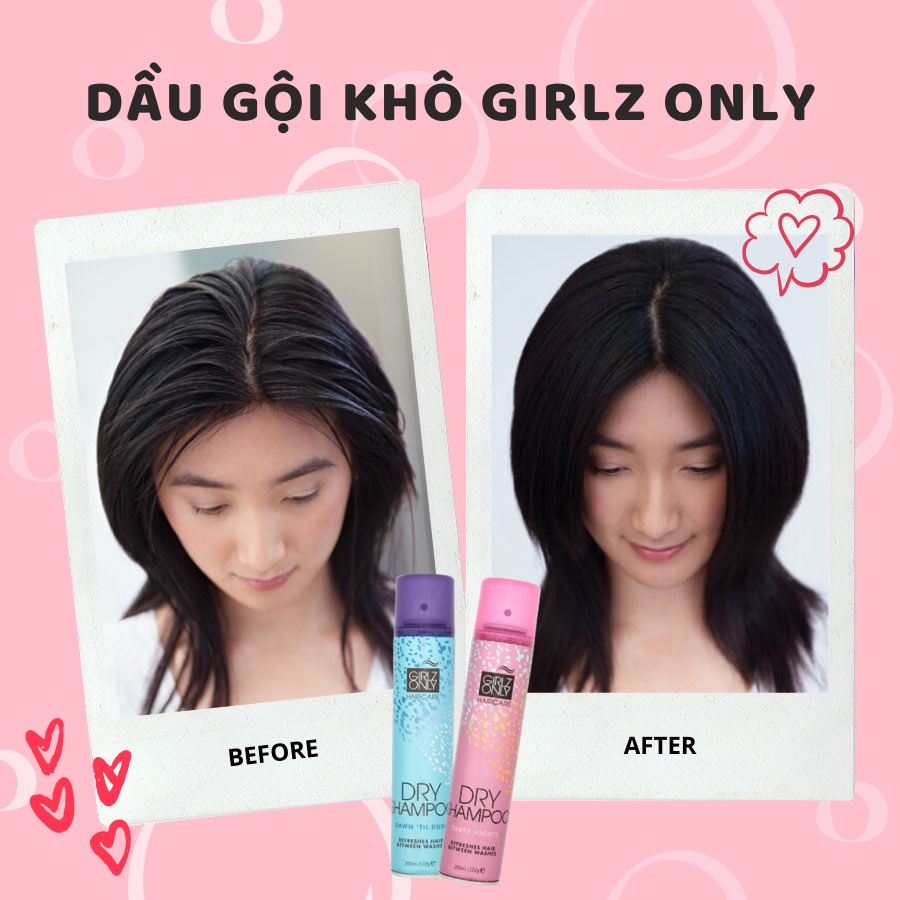 Dầu Gội Khô Girlz Only Dry Shampoo Party Nights