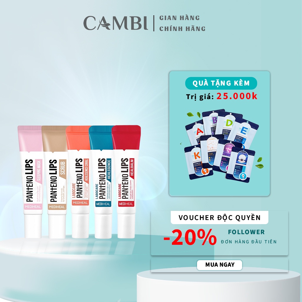 Son dưỡng Mediheal khử thâm dưỡng ẩm làm hồng môi Labocare Panteno Lips 10g