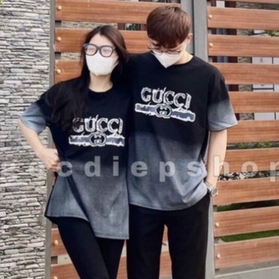 Áo Thun Gucci Loang Phom Rộng Dễ Kết Hợp - Áo Đôi Siêu Chất Cho Năm 2026