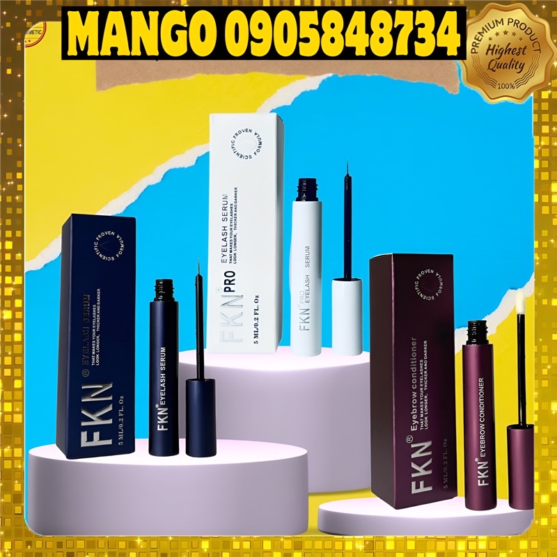 Combo dưỡng mi mày FKN hiệu quả sau 7-15 ngày sử dụng