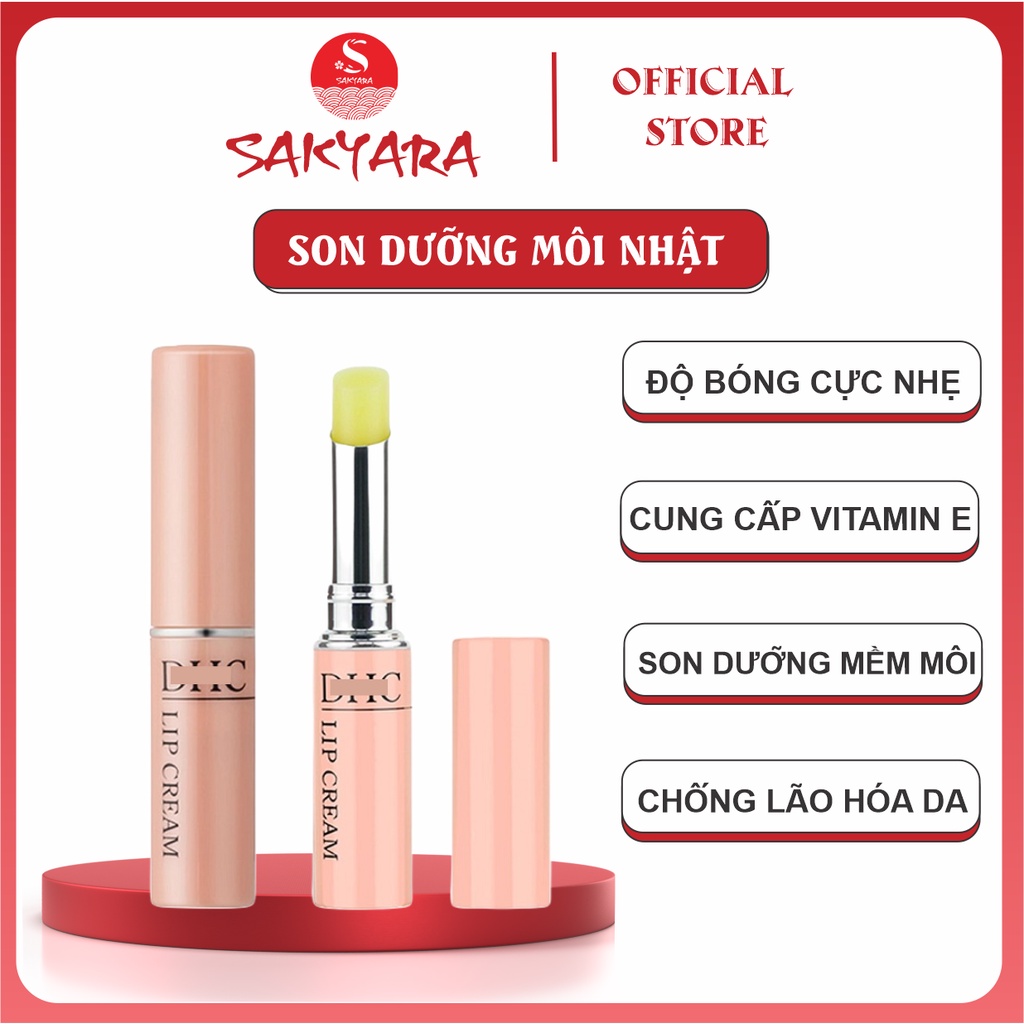 Son dưỡng môi Lip Cream Nhật Bản son dưỡng không màu giúp đôi môi mềm mại giảm thâm và hồng môi