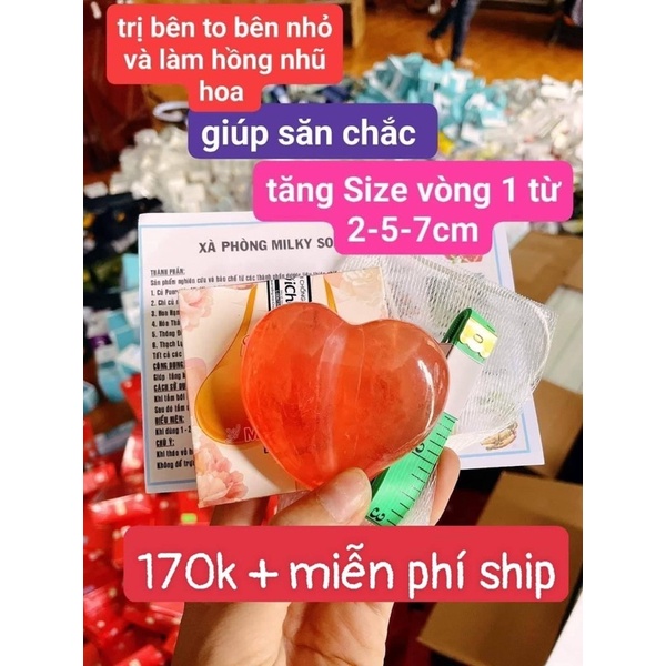 xà phòng tăng vòng 1 milky soapche tên sp Em xả toàn bộ kho hàng 3 ngày