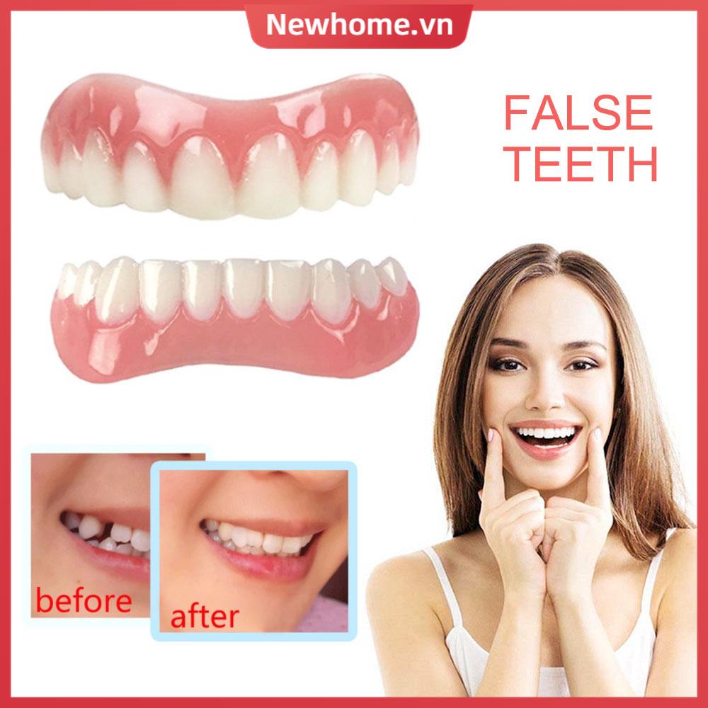 Hàm Răng Giả Bằng Silicone Có Thể Tháo Rời Tiện Lợi Dành Cho Làm Đẹp
