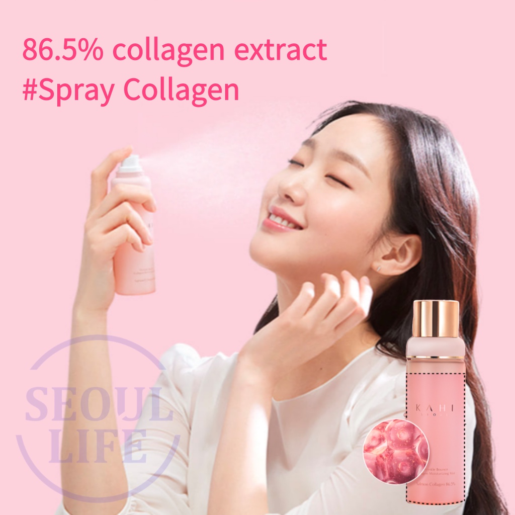 KAHI Wrinkle Bounce Collagen Mist Ampoule 60ml / 1+1 / 100ml Làm trắng  Cải thiện nếp nhăn