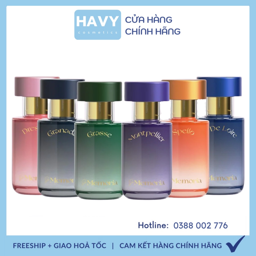 Nước Hoa Hàn Quốc De Memoria 30ml Full 12 Mùi - Nước Hoa Nội Địa Hàn