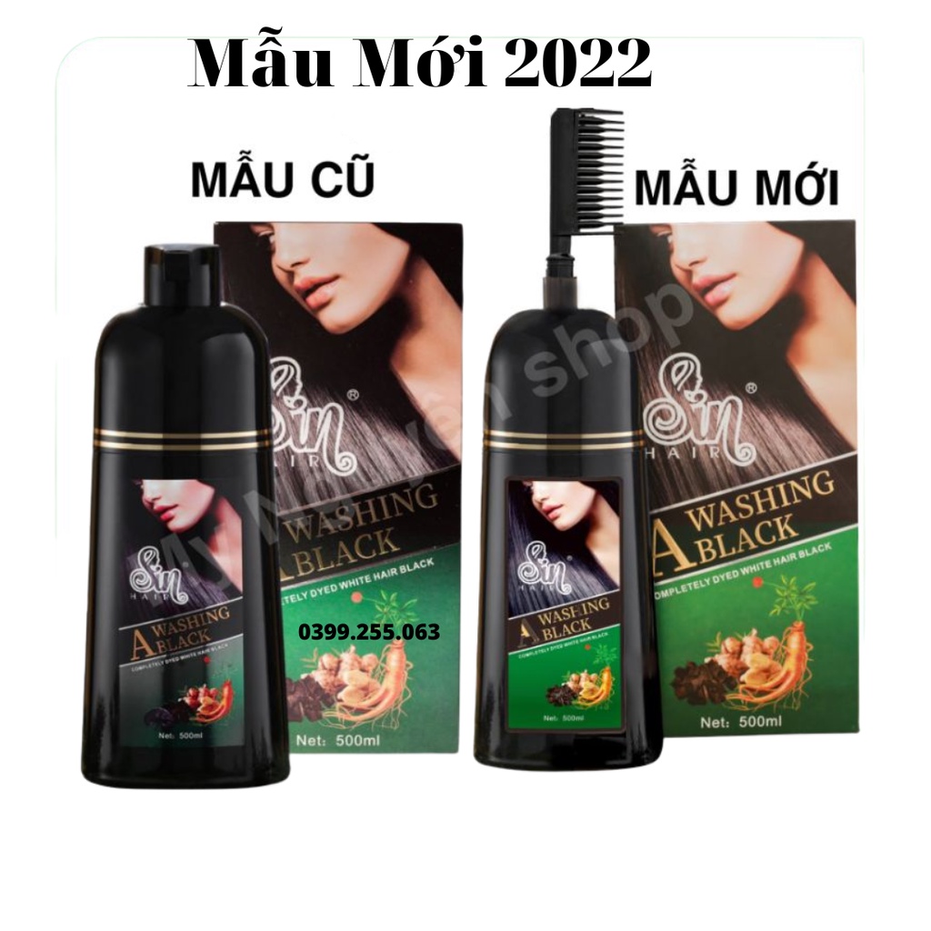 Dầu gội phủ bạc SIN HAIR chính hãng Nhật Bản, Sin hair Nâu