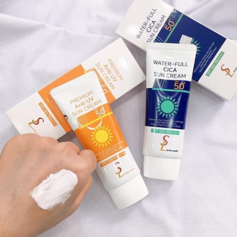 Kem Chống Nắng Smile Leader Sun Cream 60ml Hàn Quốc, Kem Chống Nắng Nâng Tone Smile Leader Cho Mọi Loại Da Saikou - Ảnh 3