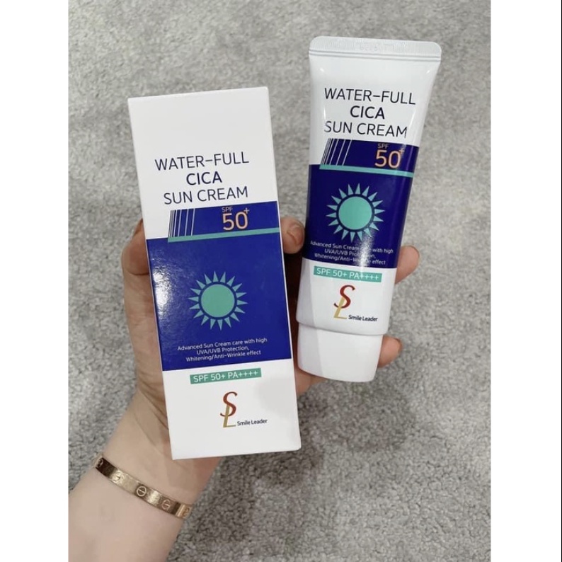 Kem Chống Nắng Dành Cho Da Dầu Smile Leader Xanh Sun Cream 60ml Hàn Quốc