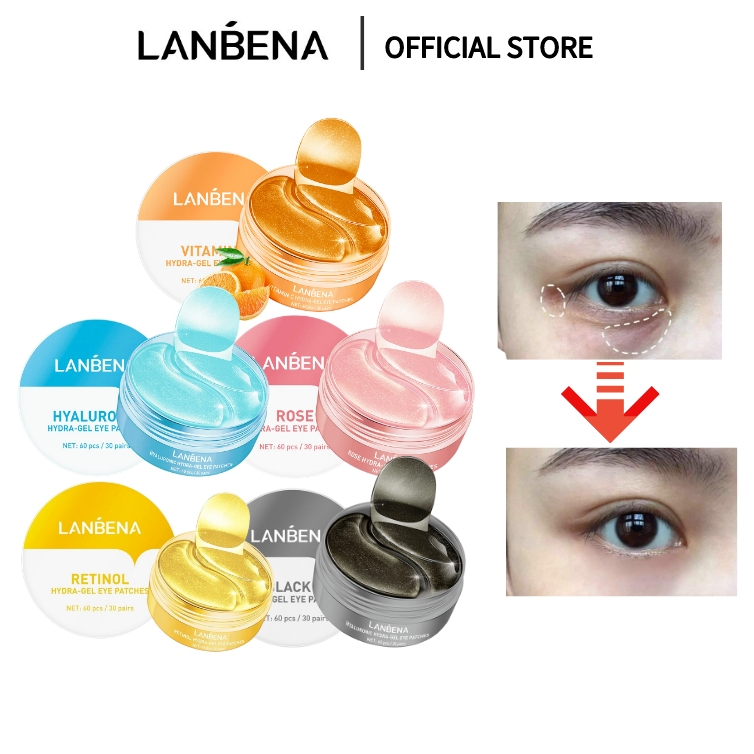 Mặt na? ma??t LANBENA dưỡng mắt giảm quầng thâm hộp 60 miếng