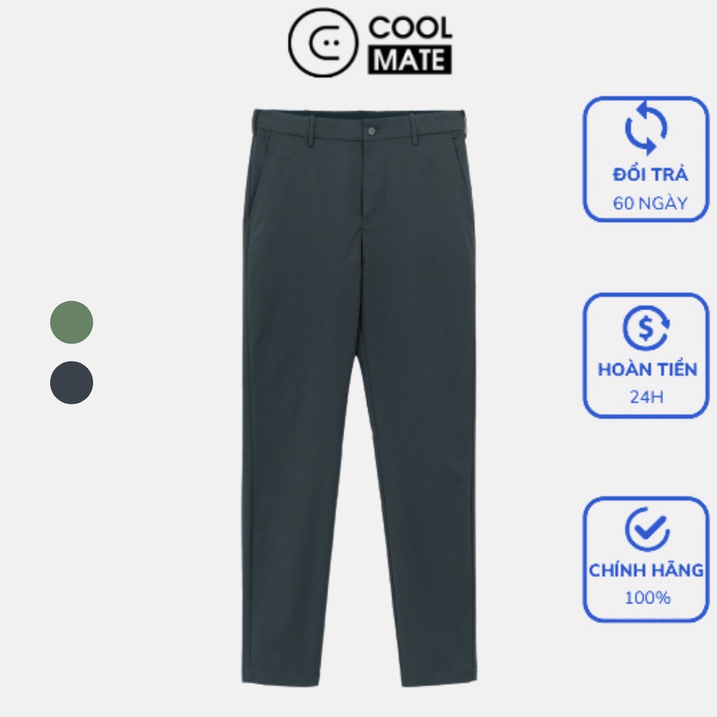 Quần dài nam Kaki Excool co giãn đàn hồi thương hiệu Coolmate - Ảnh 2