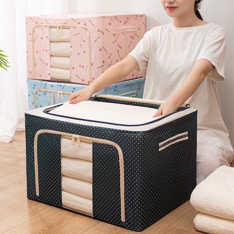 ??? -Túi Đựng Quần Áo Khung Thép - Gấp gọn tiện lợi, bảo quản quần áo bền đẹp