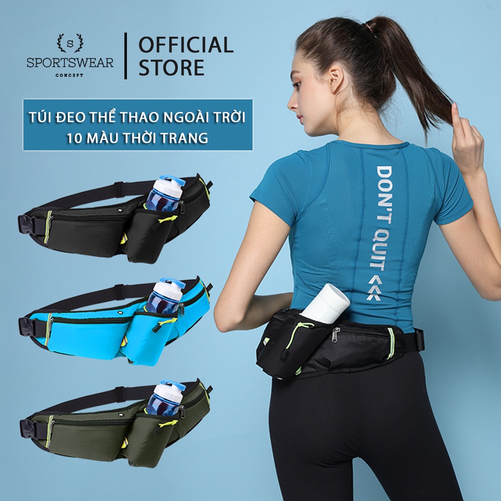 Đai chạy bộ đạp xe đa năng thể thao Sportswear Concept có lỗ cắm tai nghe 2026 siêu nhẹ có phản quang