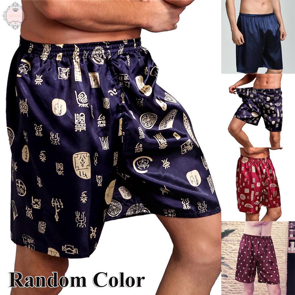 Quần ngủ lụa satin thoải mái thời trang nam