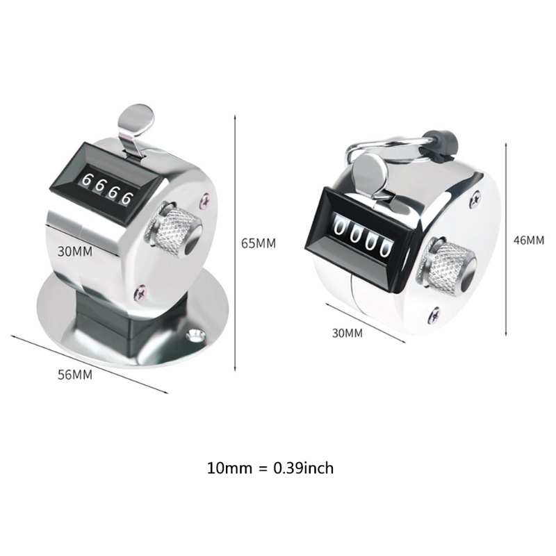 Dụng cụ bấm giờ đếm số cầm tay 4 chữ số thích hợp sử dụng khi chơi golf