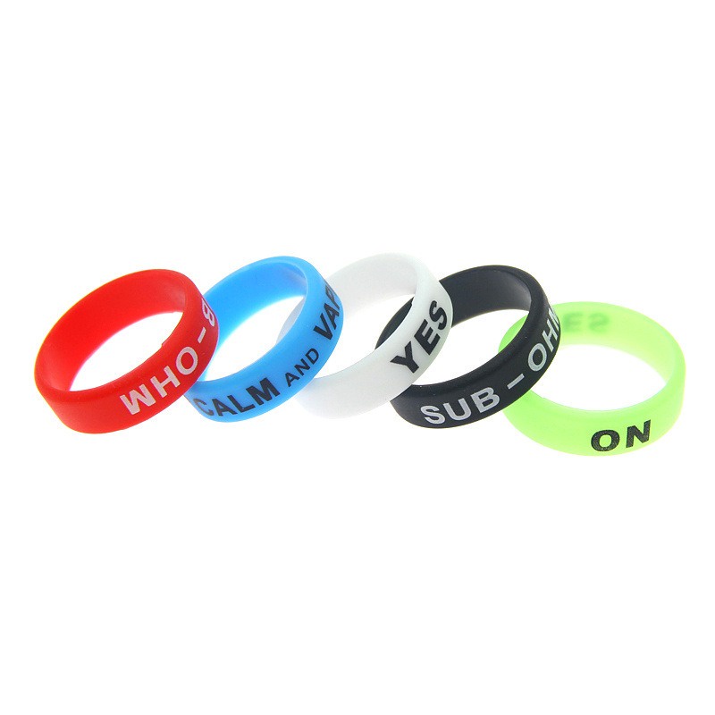 Vòng Silicon cao su chống trượt cho balisong Squiddy CSGO Nhiều Màu Ngẫu Nhiên 13mm