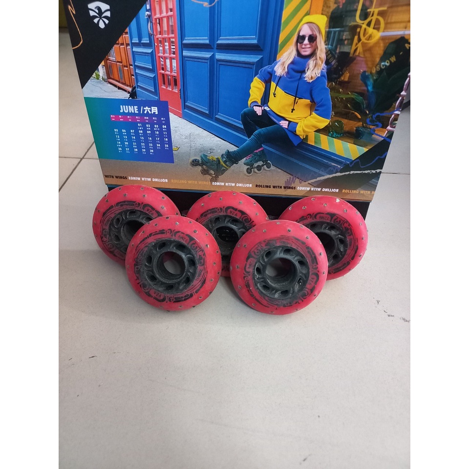 Bánh trượt patin slide đá lửa Flash Wheel cao su chính hãng giá rẻ