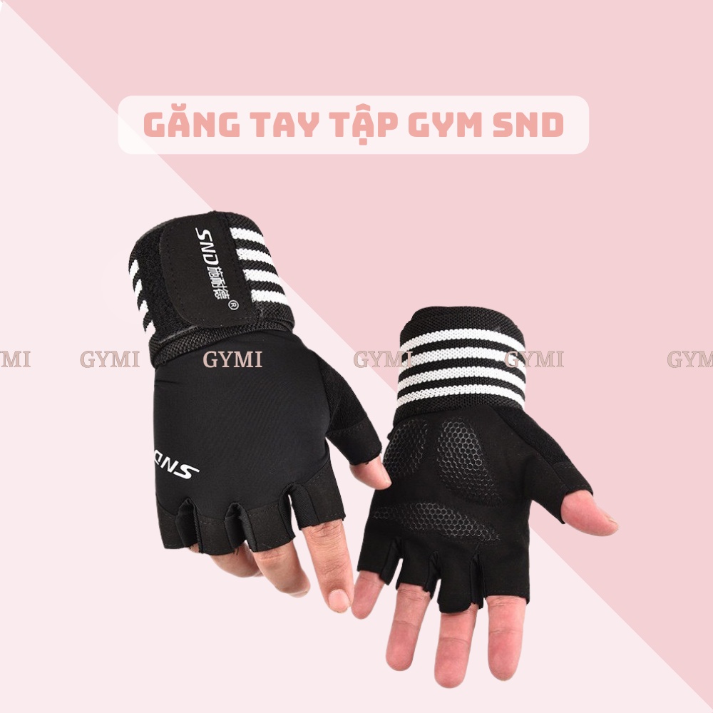 Găng Tay Tập Gym Nam Nữ SND  Găng Tay Thể Thao Bảo Vệ Cổ Tay
