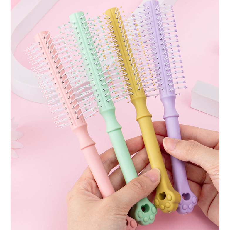 Lược tròn tạo phồng tóc đa dụng