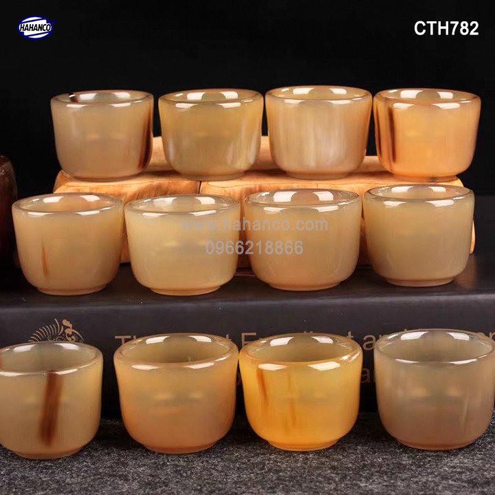 Chén sừng dùng để uống Rượu / thanh lọc giải độc và nhiệt - HAHANCO
