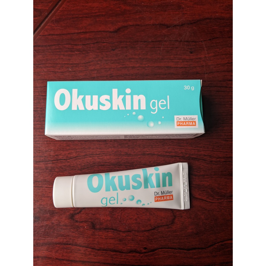 Gel bôi vết thương hở OKUSKIN  - Ngăn ngừa sẹo, Rạn da... 30g